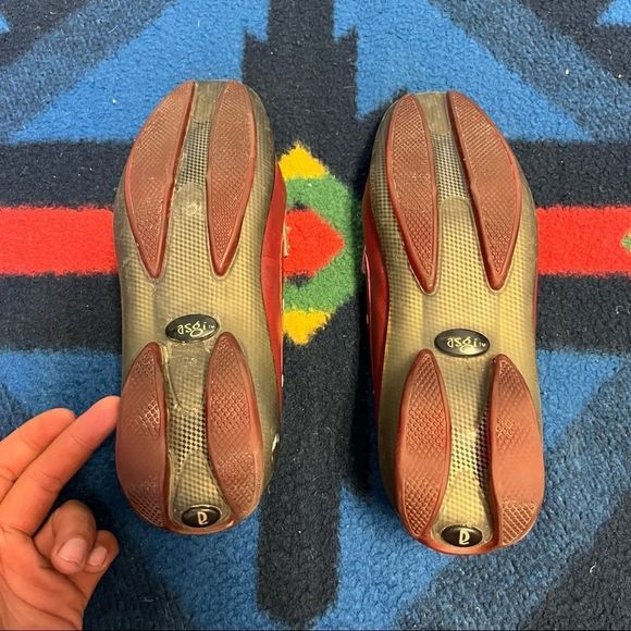 ASGI Penny Loafers in Red Leather (9.5) - Picture 4 of 6